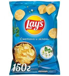 Lays Сметана и зелень в Олимпик по цене 160 ₽