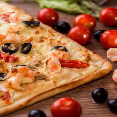 Пицца Дары моря 33 см в Pizza Ricca по цене 1155 ₽