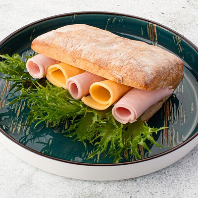 Чиабатта с ветчиной и сыром в Тарелка по цене 289 ₽