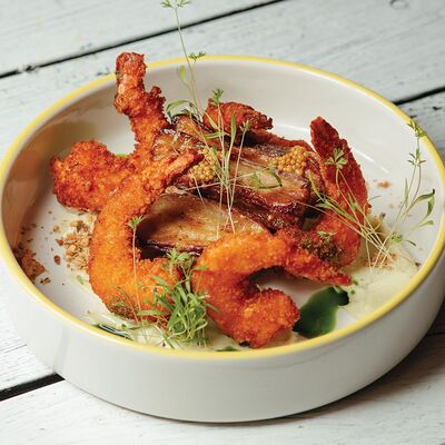 Тигровые креветки фри в Овертайм по цене 790 ₽