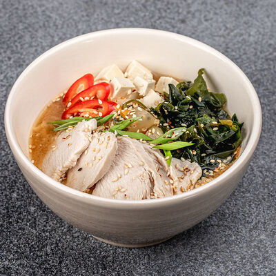 Кимчи суп с курицей в Pizza Lavka по цене 399 ₽