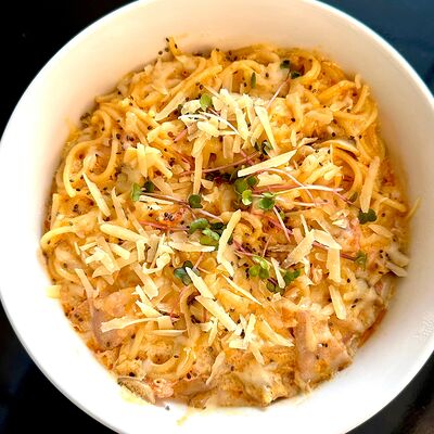 Паста Том ям с беконом в Haishen-wai по цене 760 ₽