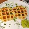 Картофельные вафли с соусом гуакамоле и сметаной в Тепло по цене 470