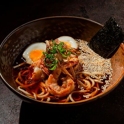 Рамен с креветкой в UMI Asian kitchen & bar по цене 830 ₽