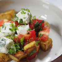 Салат Бадриджани (с баклажанами) в Кинкали