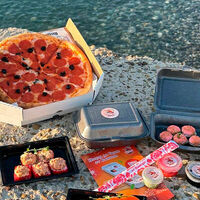 Логотип Пицца да Суши от Ванюши