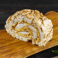 Манго Маракуйя Меренговый рулет Классический Меренговый рулет в ИТЛЕ Стейк-кафе Halal