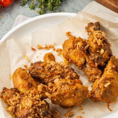 Крылья Карри 5 шт в Вкусный цыпленок по цене 359 ₽