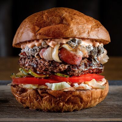 Бургер Mushroom с беконом в Потроха по цене 389