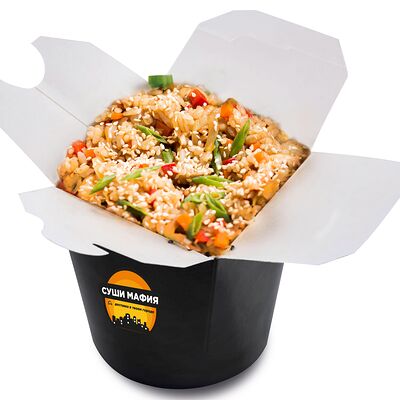 Вок Рис с курочкой в Суши мафия по цене 570 ₽