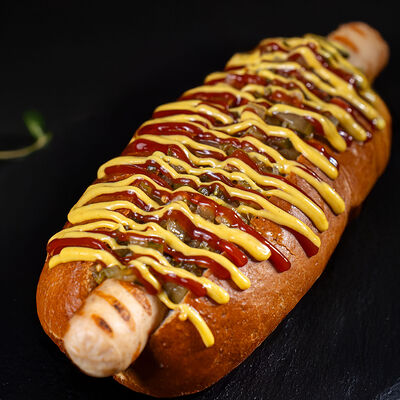 Хот-дог Датский в Shot Dogs убойные хот-доги по цене 350 ₽