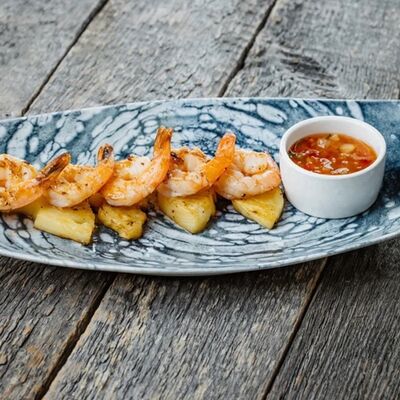 Шашлык из креветок в Люблин по цене 814 ₽