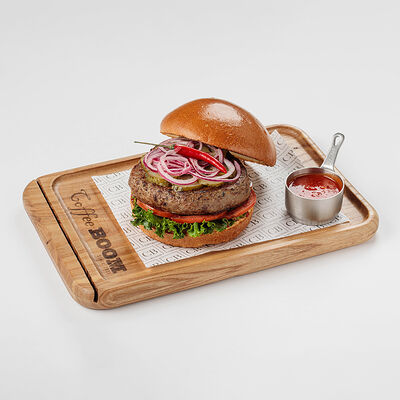 Бургер говяжий с моцареллой в Coffee BOOM по цене 3950 ₸