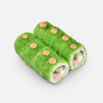 Калифорния в зеленой икре Хит в Мама Нори по цене 546 ₽