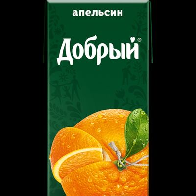 Сок Добрый апельсиновый в Ночь, улица, фонарь по цене 3 р.