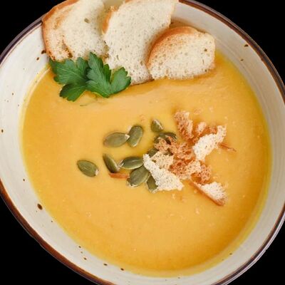 Тыквенный суп-пюре в Кафе Это Факт по цене 262 ₽