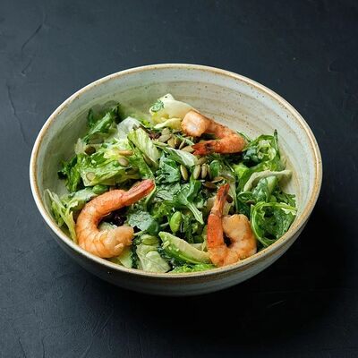 Салат Зеленый с креветками в Mesto Sushi & Grill по цене 750 ₽