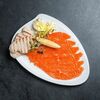 Лосось слабосоленый с брускеттой в Честнок по цене 925