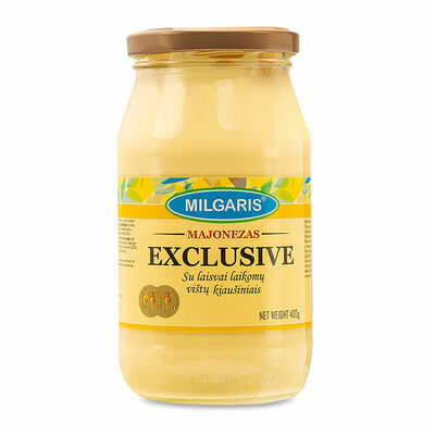 Майонез Эксклюзив из яиц кур свободного выгула 72%, Milgaris, Литва в Азбука Вкуса Экспресс Меню по цене 364 ₽
