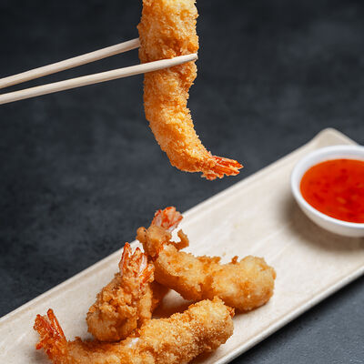 Креветки темпура в Честнок по цене 580 ₽