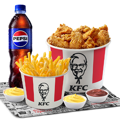 Баскет крыльев 18 шт Комбо в KFC Sary Arka Almaty по цене 9650 ₸