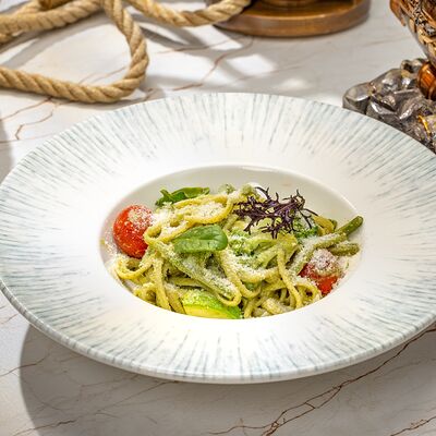 Паста Песто с овощамив Семь футов по цене 600 ₽