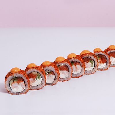 Ролл Шичими с креветкой и лососем в Sushi 34 по цене 450 ₽