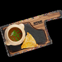 Говяжий бульон с треугольником в ИТЛЕ Стейк-кафе Halal