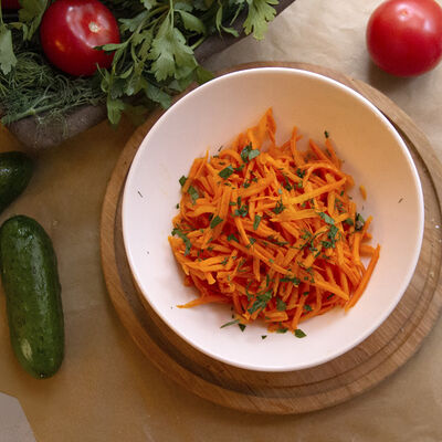 Салат Морковке по-корейский в Вкусно есть по цене 95 ₽