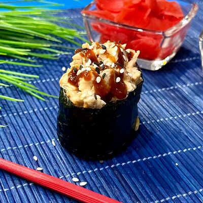 Гункан острый с угрем в Уфтанма по цене 199 ₽