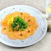 Карпаччо из лосося с миксом салатов и маринованными артишоками в Buonamici по цене 1050