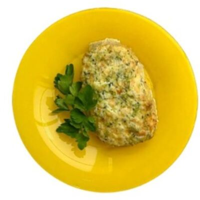 Котлета рыбная с брокколив Солнечный день по цене 180 ₽