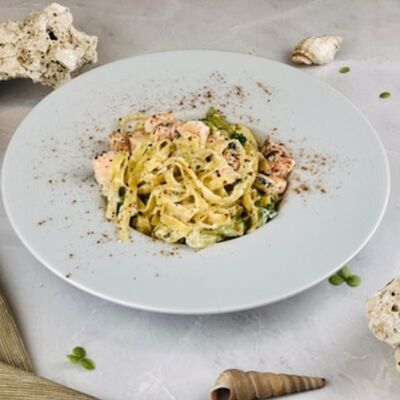Тальятелле с лососем в сливочном соусе в Территория вкуса Novelty по цене 1500 ₽