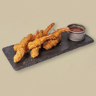 Креветки темпура с соусом чили в Любим сытно по цене 710 ₽