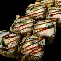 Жареный ролл Кани фурай в Fortuna Sushi