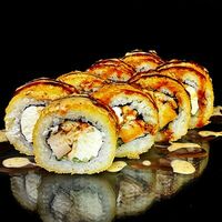 Ролл с угрем и курицей в HamsteR