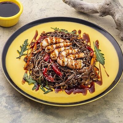 Соба с креветками в 7 небо по цене 480 ₽