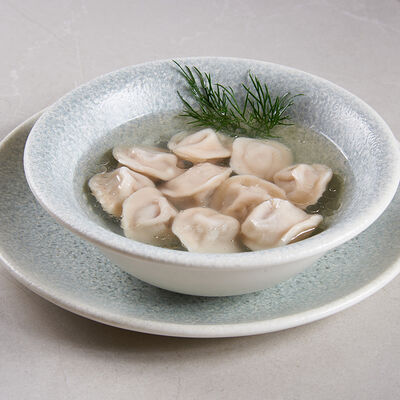 Пельмени с куриным бульоном в Sugar Mama по цене 310 ₽