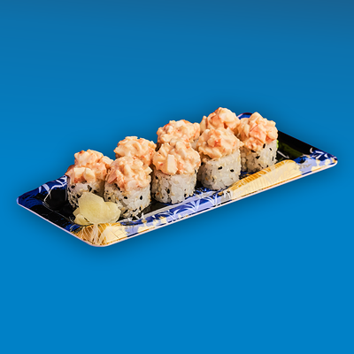 Акита (Ролл с тунцом, тигровой креветкой и трюфельным маслом) в Yume sushi по цене 790 ₽