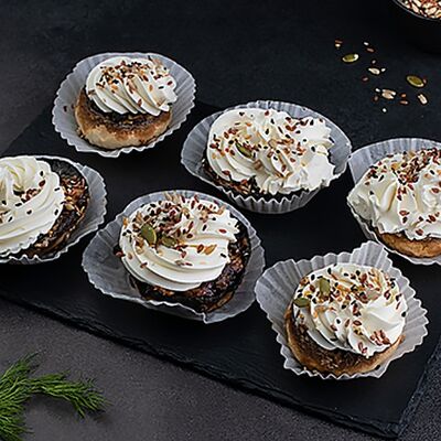 Набор шампиньонов гриль с творожным сыромв Мангал мастер по цене 900 ₽