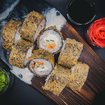 Ролл Сяке эби темпура в Sushi Time по цене 610 ₽