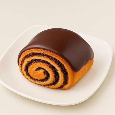 Сдоба с маком в шоколадной глазурив Баранкин по цене 135 ₽