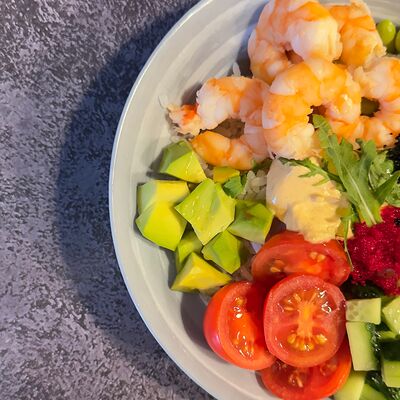 Поке с креветкойв CHEF BURGER по цене 650 ₽