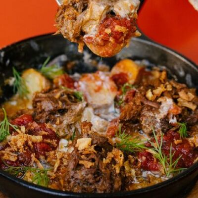 Сковородка с рваной говядинойв Сэт по цене 650 ₽