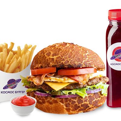 Марс комбо в Космос бургер по цене 980 ₽