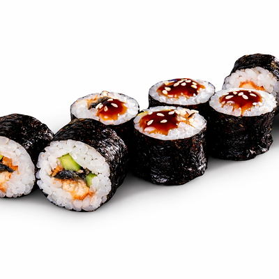 Лайт ролл с угрем и огурцом 8 шт в ProSushi по цене 378 ₽