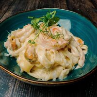 Паста с морепродуктами в Вкус кафе