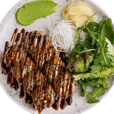 Кранчи-ролл с угрем в Cheese Knock по цене 770 ₽