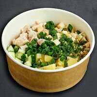 Салат Основа для окрошки с индейкой Лайт ПП, всего 65 ккал в Европа