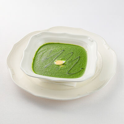 Крем-суп из шпината в La Scala Trattoria Ignazio по цене 24 р.